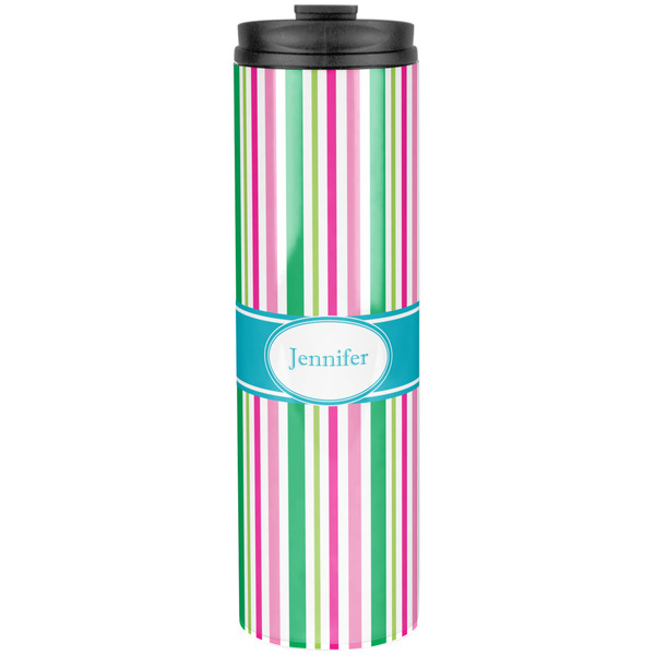 Grosgrain Stripe Stainless Steel Tumbler 20 Oz - Front
