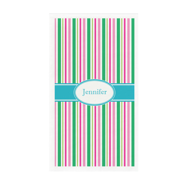 Custom Grosgrain Stripe Guest Paper Towels - Full Color - Standard (Personalized)