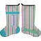 Grosgrain Stripe Holiday Stocking - Double-Sided - Neoprene (Personalized)