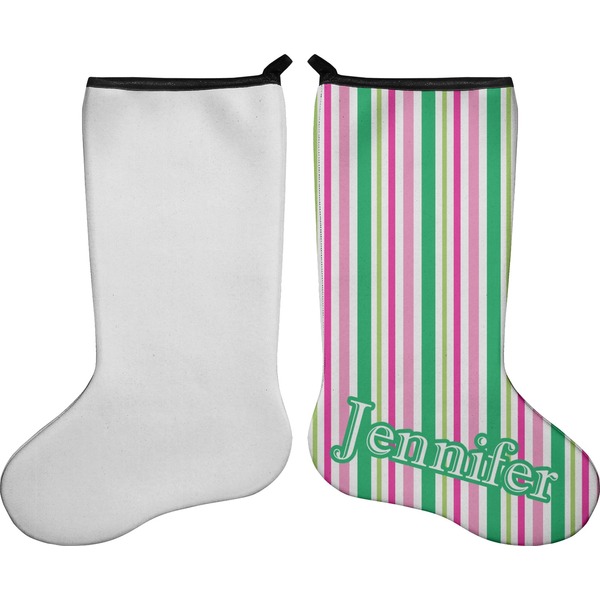Grosgrain Stripe Stocking - Single-Sided - Approval