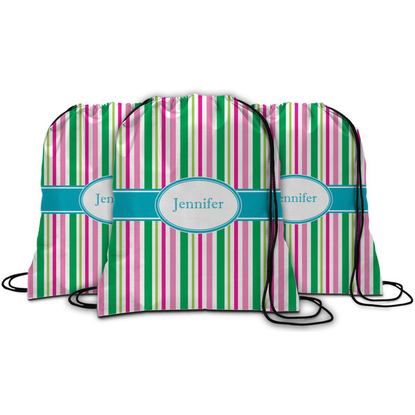 Grosgrain Stripe String Backpack - MAIN