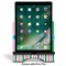 Grosgrain Stripe Stylized Tablet Stand - Front with ipad
