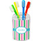 Grosgrain Stripe Toothbrush Holder (Personalized)
