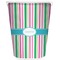 Grosgrain Stripe Waste Basket (Personalized)