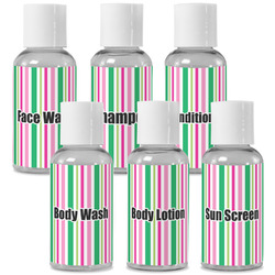 Grosgrain Stripe Travel Bottles (Personalized)