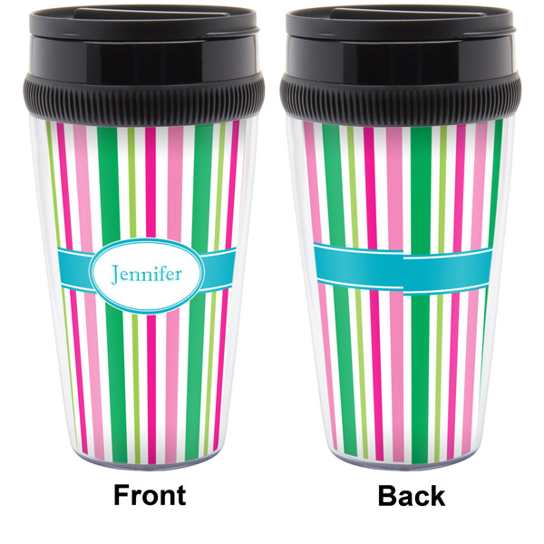 Grosgrain Stripe Travel Mug Approval (Personalized)