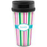 Grosgrain Stripe Acrylic Travel Mug without Handle (Personalized)