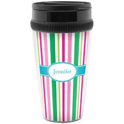 Grosgrain Stripe Acrylic Travel Mug without Handle (Personalized)