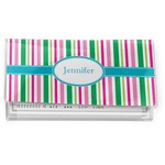 Grosgrain Stripe Vinyl Checkbook Cover (Personalized)