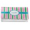 Grosgrain Stripe Vinyl Checkbook Cover (Personalized)