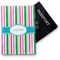 Grosgrain Stripe Vinyl Passport Holder (Personalized)