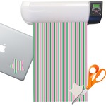 Grosgrain Stripe Sticker Vinyl Sheet (Permanent)