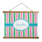 Grosgrain Stripe Wall Hanging Tapestry - Wide (Personalized)