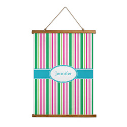 Grosgrain Stripe Wall Hanging Tapestry - Tall (Personalized)