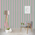 Grosgrain Stripe Wallpaper & Surface Covering (Water Activated - Removable)