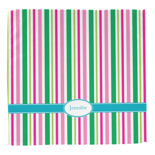 Grosgrain Stripe Washcloth - Front - No Soap