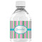 Grosgrain Stripe Water Bottle Label - Single Front