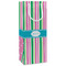 Grosgrain Stripe Wine Gift Bags - Gloss (Personalized)