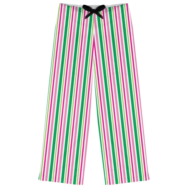 Custom Grosgrain Stripe Womens Pajama Pants - XS