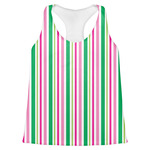 Grosgrain Stripe Womens Racerback Tank Top - X Small