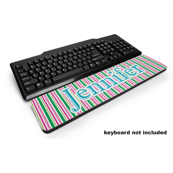 Custom Grosgrain Stripe Keyboard Wrist Rest (Personalized)