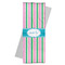 Grosgrain Stripe Yoga Mat Towel with Yoga Mat