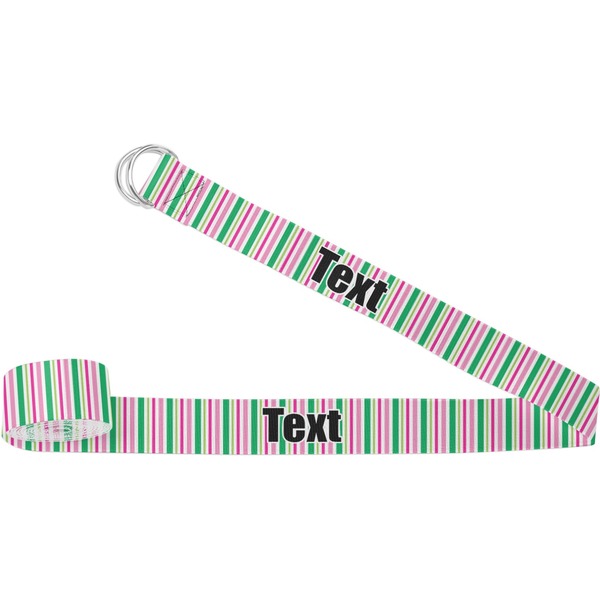 Custom Grosgrain Stripe Yoga Strap (Personalized)