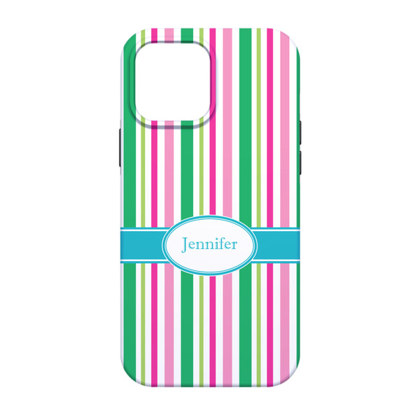 Grosgrain Stripe iPhone 13 Tough Case - Back