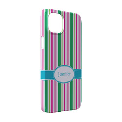 Grosgrain Stripe iPhone Case - Plastic - iPhone 14 Pro (Personalized)