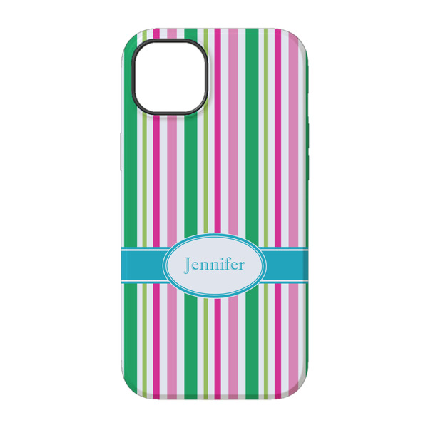 Grosgrain Stripe iPhone 14 Pro Tough Case - Back