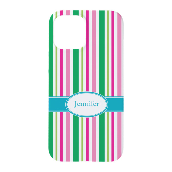 Grosgrain Stripe iPhone 15 Case - Back