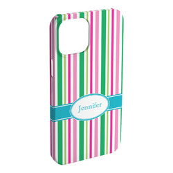 Grosgrain Stripe iPhone Case - Plastic (Personalized)
