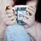 Blue Argyle 11oz Coffee Mug - LIFESTYLE