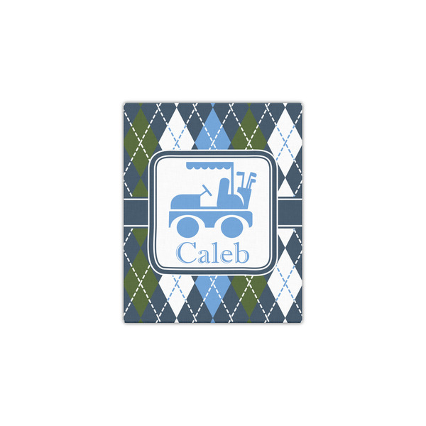 Blue Argyle 11x14 - Canvas Print - Front View