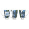 Blue Argyle 12 Oz Latte Mug - Approval