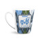 Blue Argyle 12 Oz Latte Mug - Front