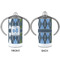 Blue Argyle 12 oz Stainless Steel Sippy Cups - APPROVAL