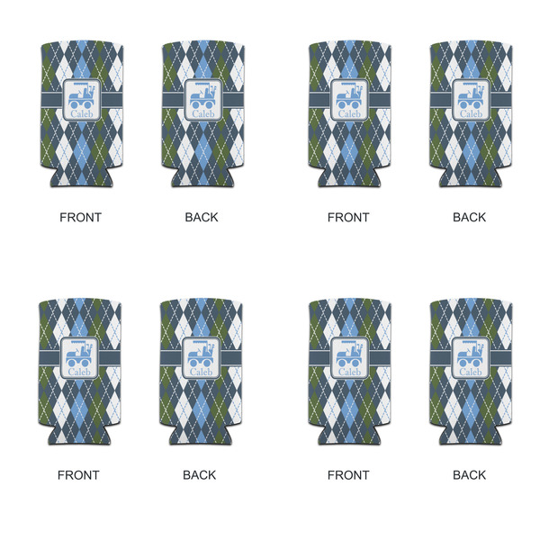 Blue Argyle 12oz Tall Can Sleeve - Set of 4 - APPROVAL