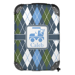 Blue Argyle Kids Hard Shell Backpack (Personalized)
