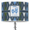 Blue Argyle Drum Lamp Shade (Personalized)