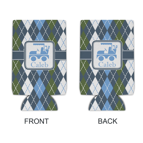 Blue Argyle 16oz Can Sleeve - APPROVAL