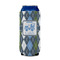 Blue Argyle 16oz Can Sleeve - FRONT (on can)