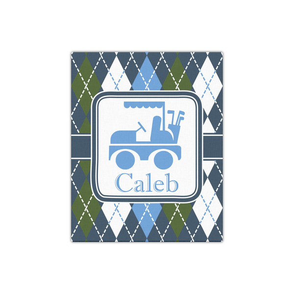 Blue Argyle 16x20 - Canvas Print - Front View