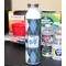 Blue Argyle 20oz Water Bottles - Full Print - In Context