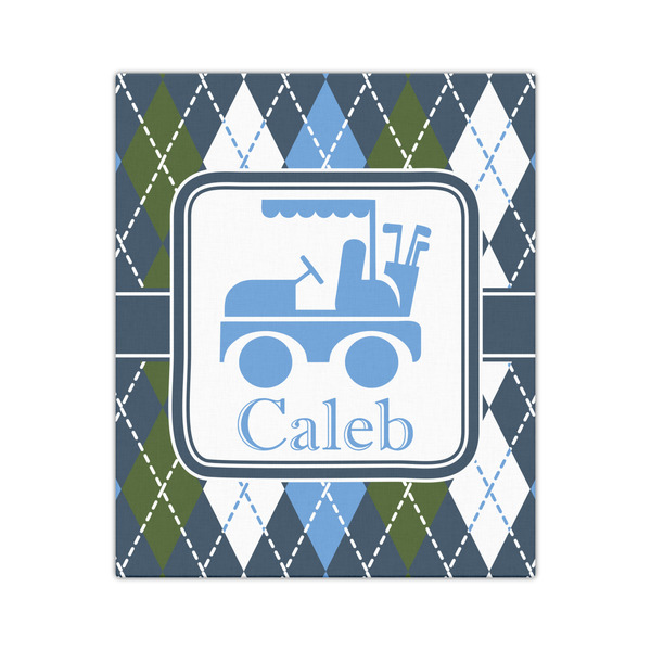 Blue Argyle 20x24 - Canvas Print - Front View