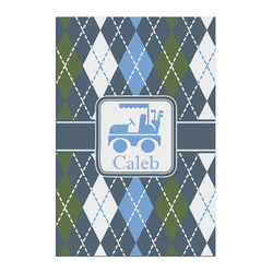 Blue Argyle Posters - Matte - 20x30 (Personalized)