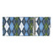 Blue Argyle 3 Ring Binders - Full Wrap - 3" - OPEN INSIDE