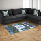 Blue Argyle 4'x6' Indoor Area Rugs - IN CONTEXT