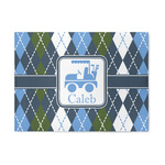 Blue Argyle Area Rug (Personalized)
