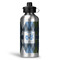 Blue Argyle Aluminum Water Bottle